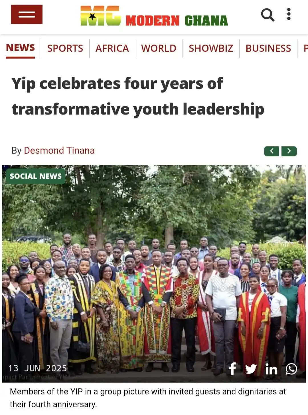 Image from Youth Impact Parliament - YIP: YOUTH IMPACT PARLIAMENT CELEBRATES FOUR YEARS OF TRANSFORMATIVE YOUTH ...