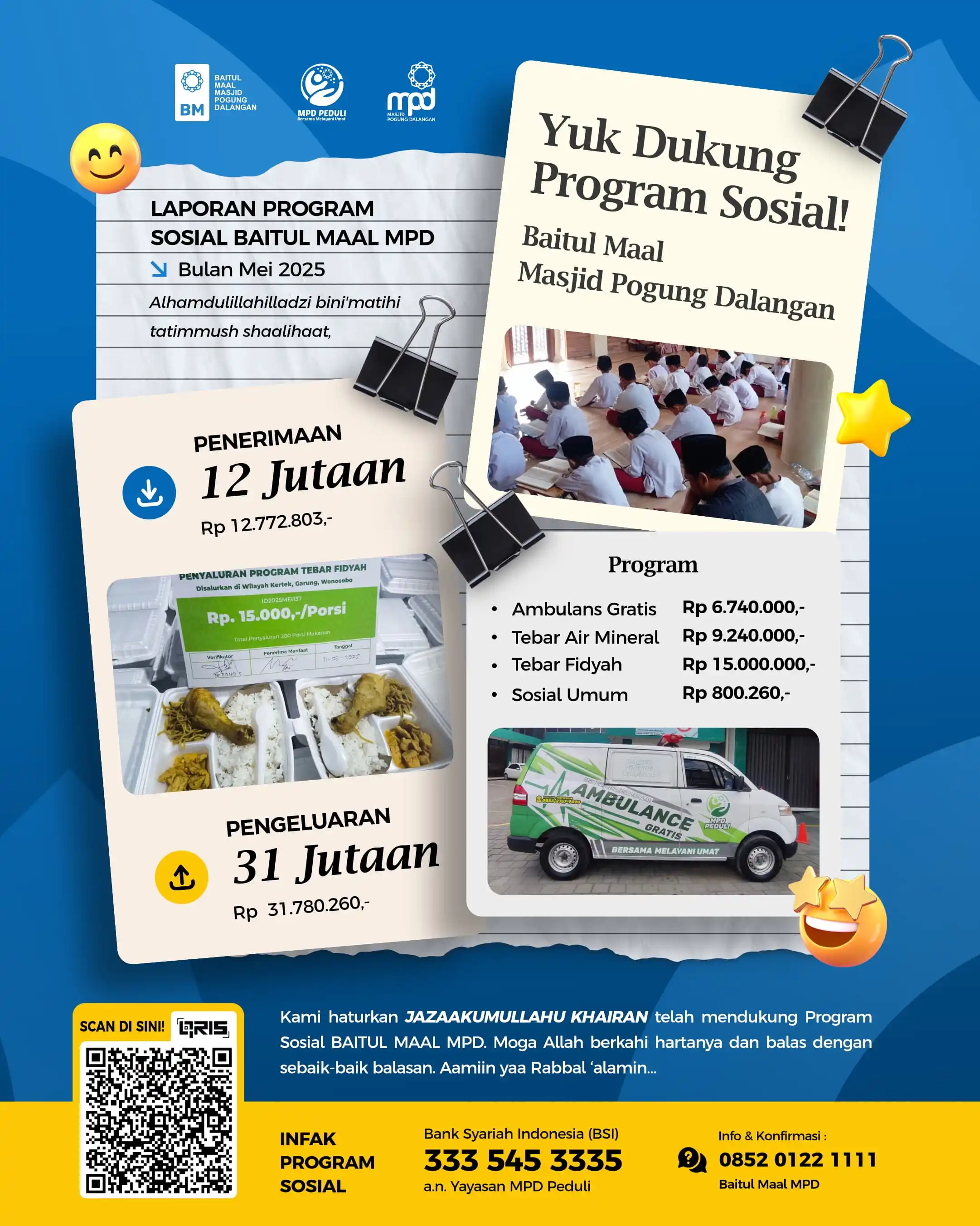 Image from Masjid Pogung Dalangan - MPD: *YUK, DUKUNG PROGRAM SOSIAL!* ✨Baitul Maal Masjid Pogung Dalangan✨ ••...