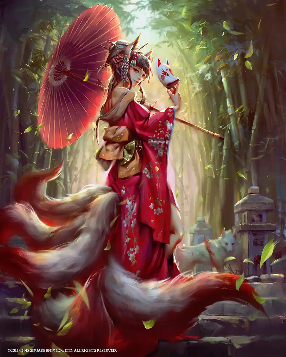Image from Learning Japanese Finss: Yuk kita bahas *Tamamo-no-Mae*, salah satu yokai paling terkenal dan m...