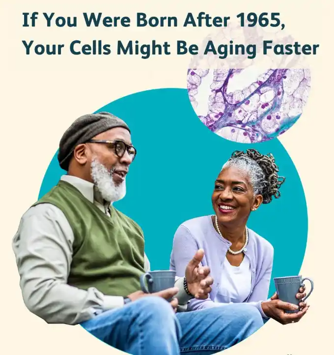 Image from Ashraf JK 💚💙: A study suggests that people born in or after 1965 may be aging faster...