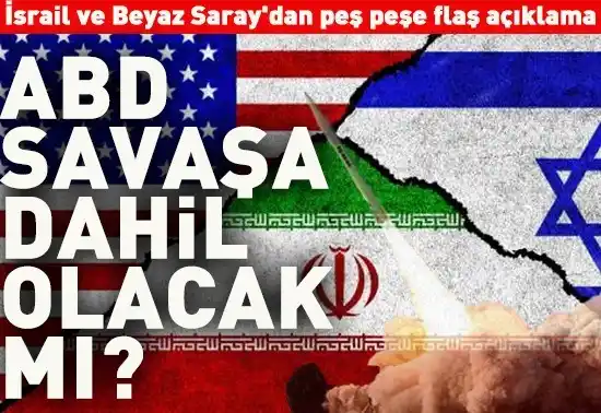 Image from CNN TÜRK: 🚨 ABD savaşa dahil olacak mı? İsrail ve Beyaz Saray'dan peş peşe flaş...