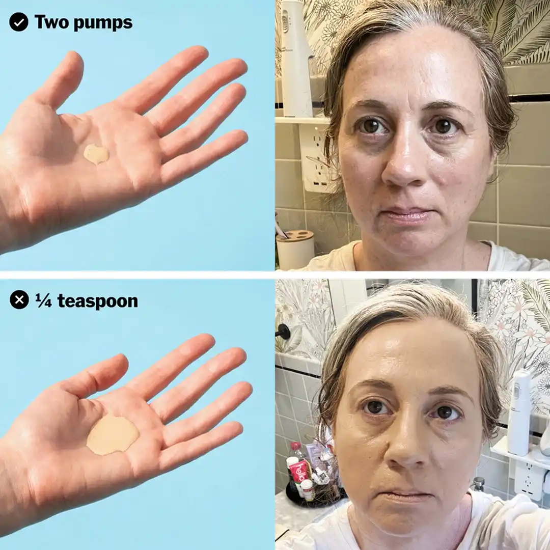 Image from NYT Wirecutter: Although sunscreen-and-makeup hybrids seem great, they shouldn’t fully...