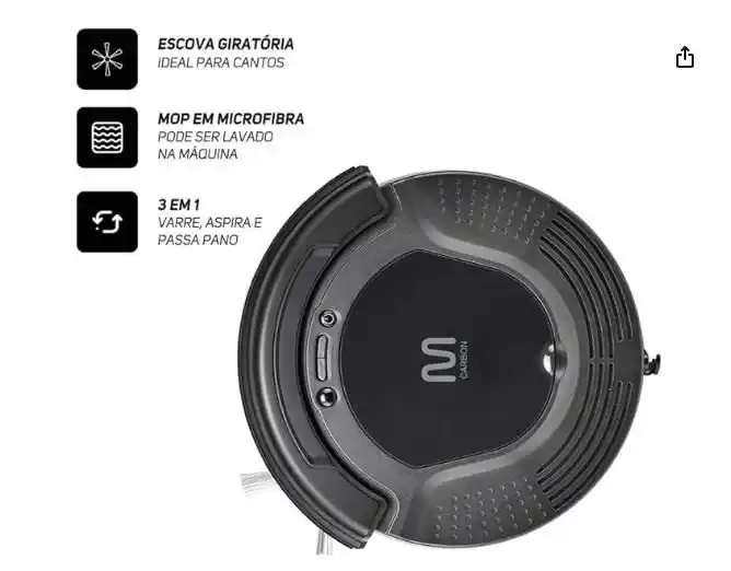 Image from Ofertas Thalisson Tt Tech 💸: 🔥 *BARATÍSSIMO!* 🤖 Multi Home Aspirador Robô Eclipse HO410 💳 A pa...