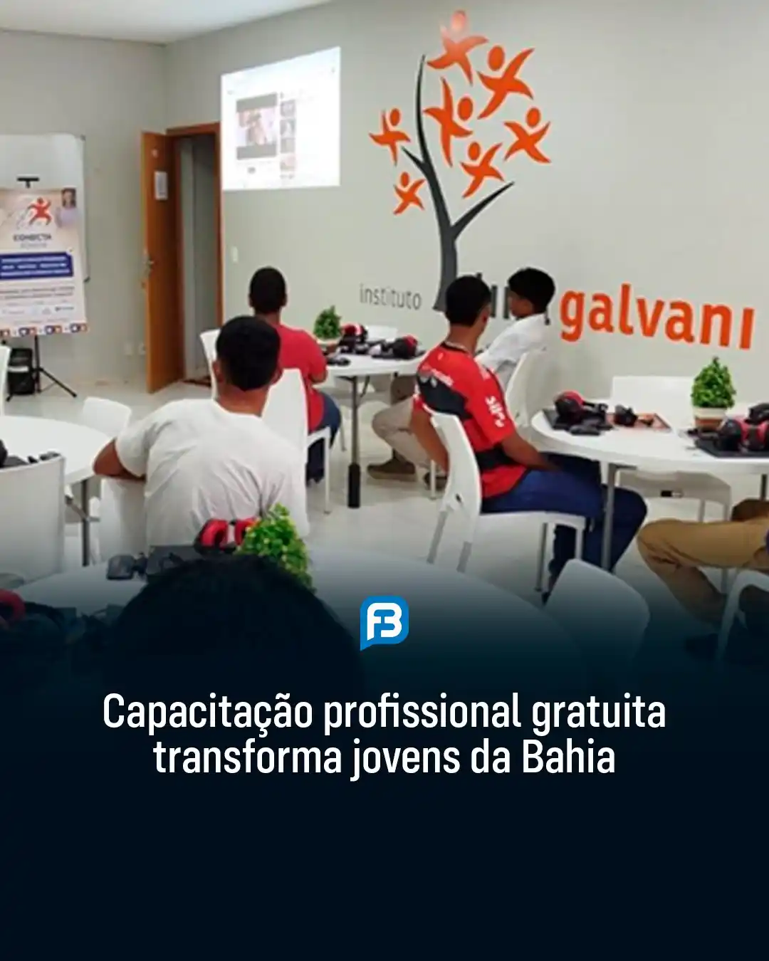 Image from Fala Barreiras, Portal de Notícias: *CAPACITAÇÃO PROFISSIONAL GRATUITA TRANSFORMA JOVENS DA BAHIA* _Conect...