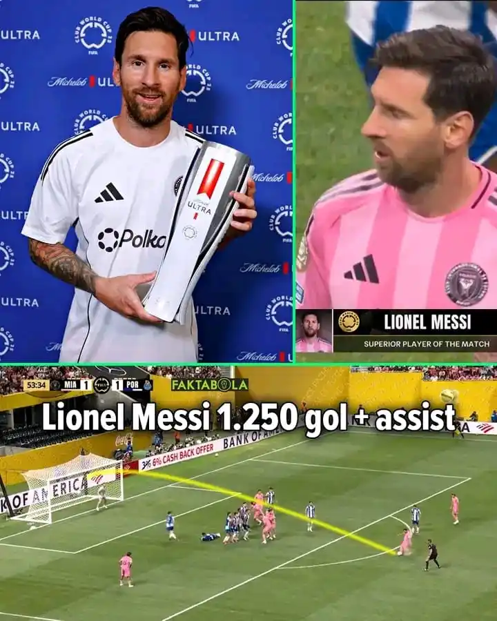 Image from Link Streaming Football⚽: Cetak gol free-kick dan bantu Inter Miami comeback lawan klub Portugal...