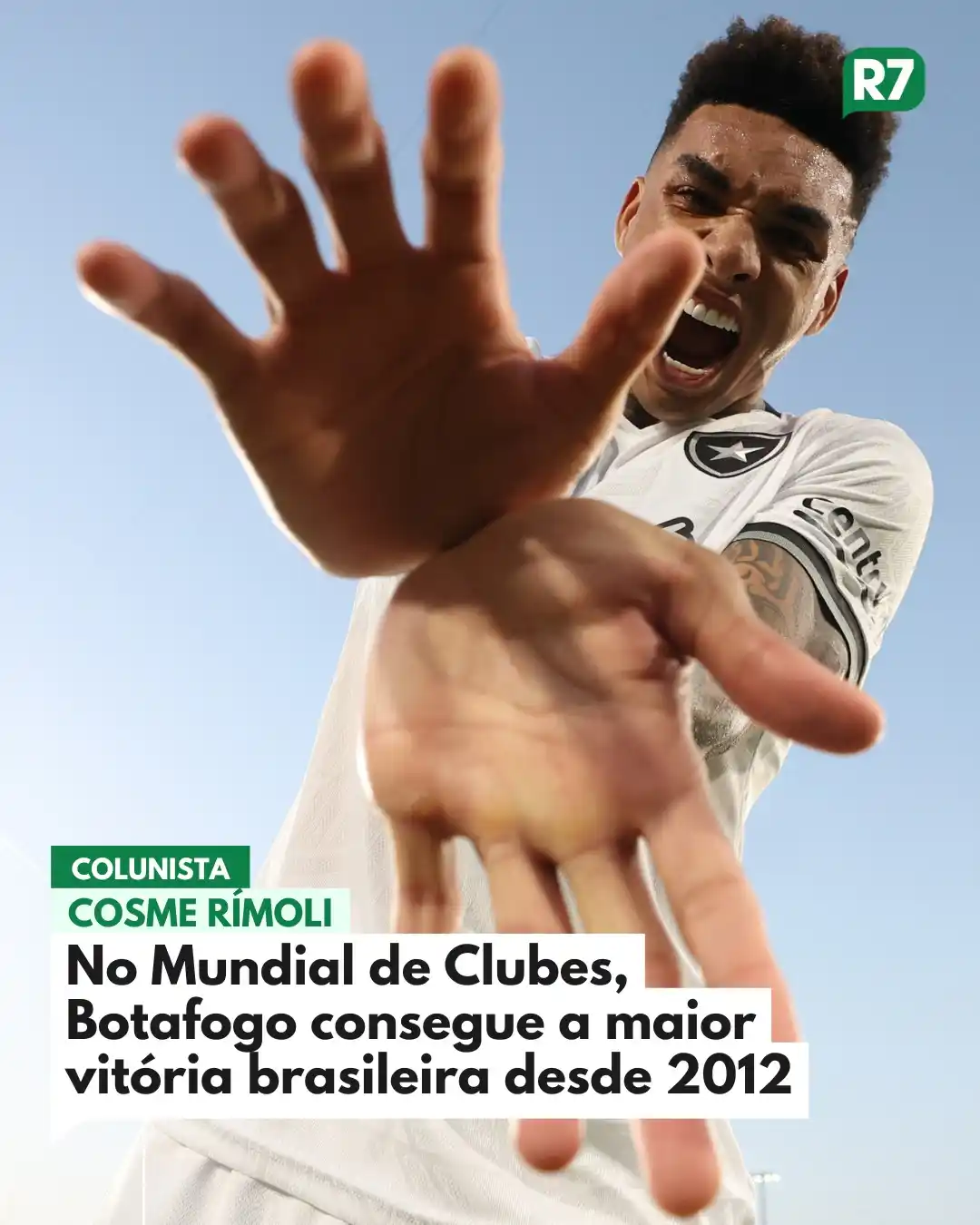 Image from R7 Esportes: *COSME RÍMOLI* | _O orgulho de ter o Botafogo no Brasil. A maior vitór...