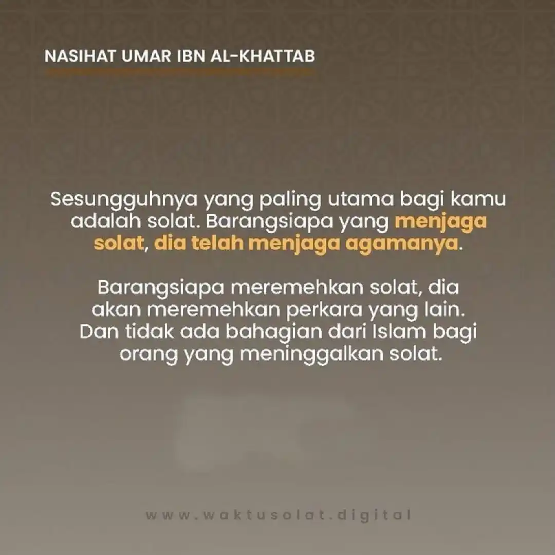 Image from Waktu Solat Malaysia: Dalam Islam, solat diwajibkan sebagai salah satu daripada rukun Islam ...