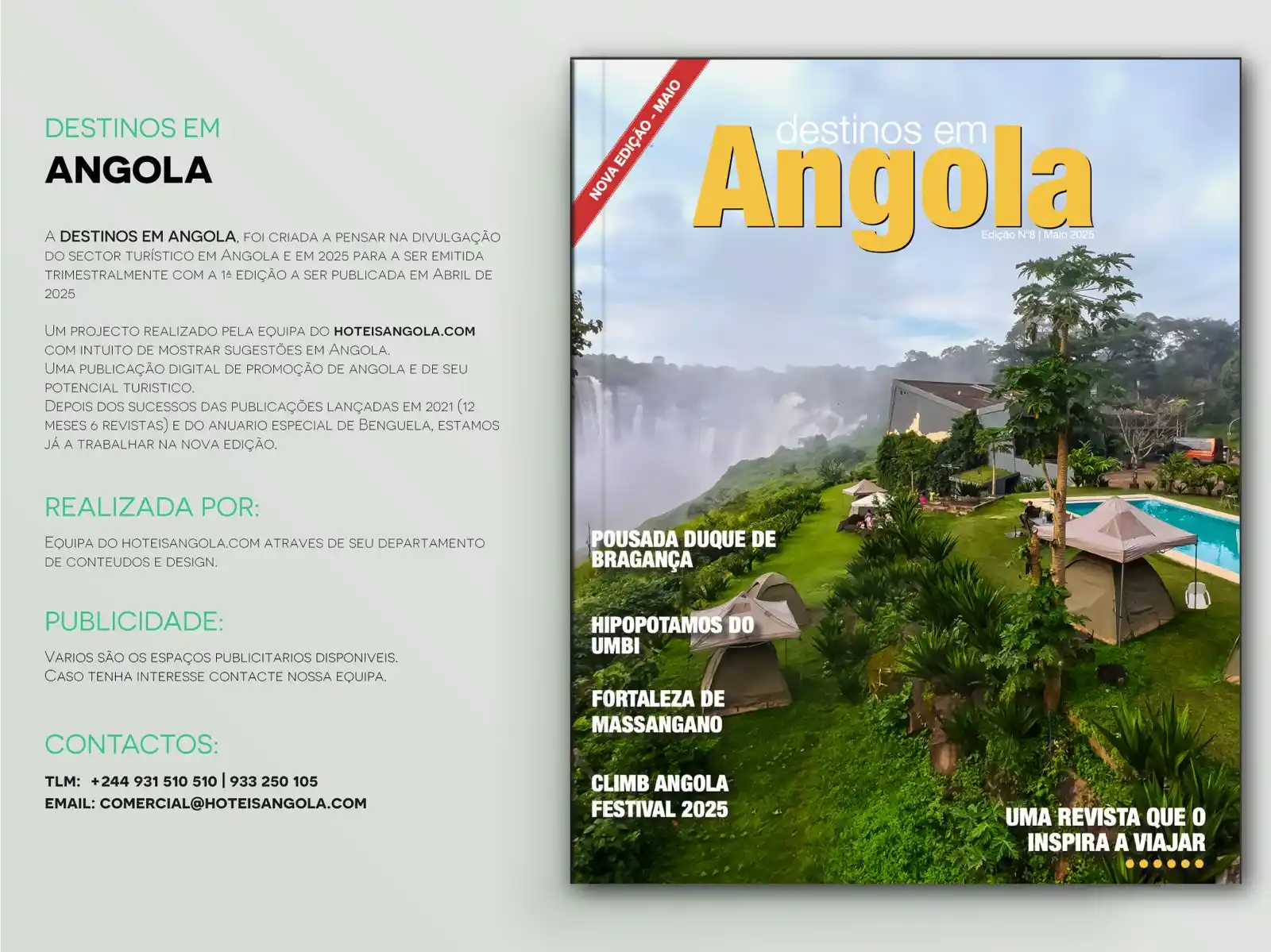 Image from Hoteisangola.com: Destinos em Angola - Edição Nº8 *NOVA EDIÇÃO EM FIM DE JULHO* Já des...