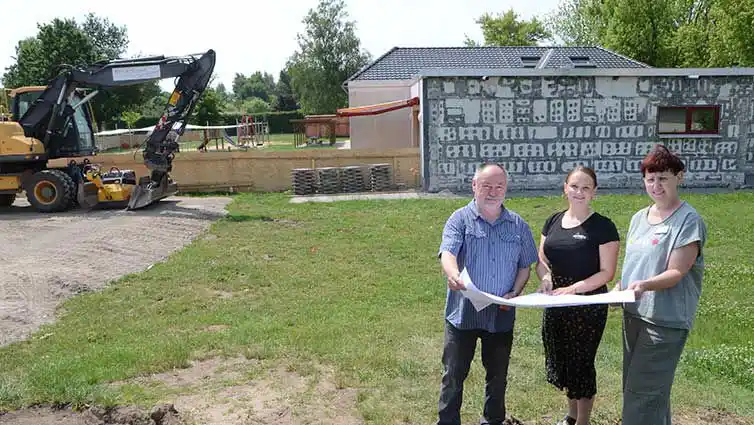 Image from Stadtspiegel Gardelegen : Die Kita Drömlingshüpfer in Mieste wird erweitert: Ein Anbau mit 260 Q...