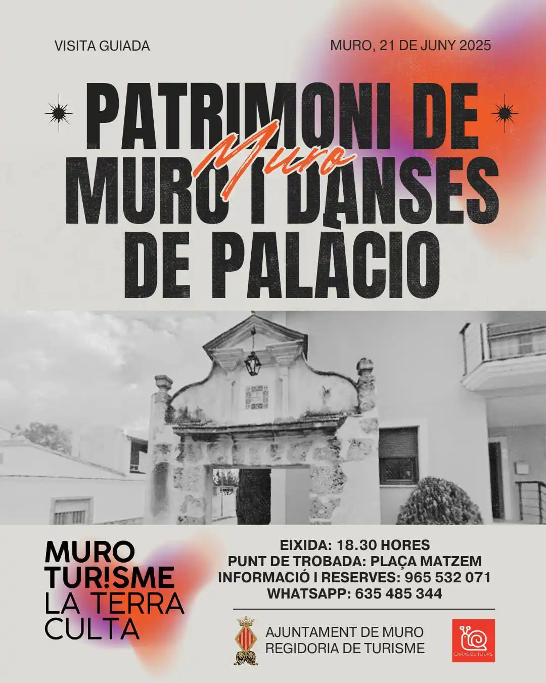 Image from Ajuntament de Muro: 🗓 Dissabte 21 de juny | 🕡 18.30 h 📍 Eixida des de la Plaça Matzem  ...