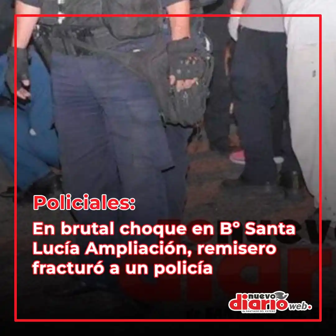 Image from Nuevo Diario 📲: 👮🏻 El efectivo de apellido Leguizamón y de 27 años circulaba en una ...