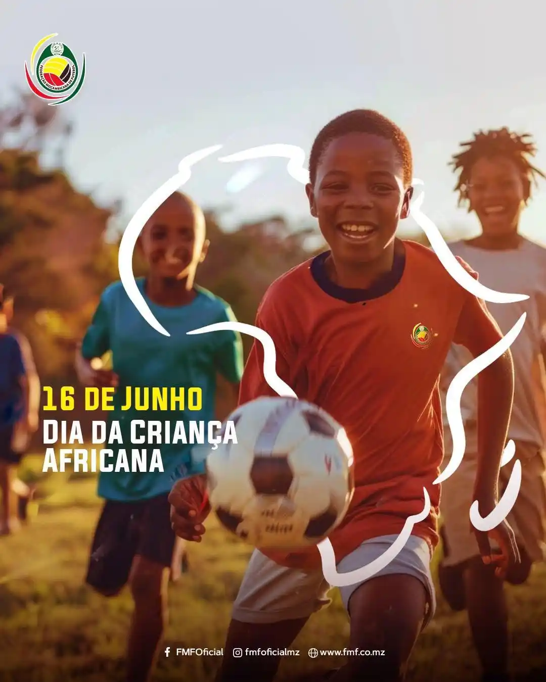 Image from FEDERAÇÃO MOÇAMBICANA DE FUTEBOL (Oficial) : 🌟𝐅𝐞𝐥𝐢𝐳 𝐃𝐢𝐚 𝐝𝐚 𝐂𝐫𝐢𝐚𝐧𝐜̧𝐚 𝐀𝐟𝐫𝐢𝐜𝐚𝐧𝐚!  <a class="...