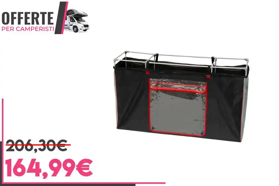 Image from OFFERTE per CAMPERISTI: *FIAMMA CARGO BACK + telaio FRAME in alluminio - Organizer per il port...
