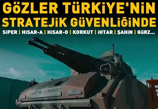 Image from CNN TÜRK: Gözler Türkiye'nin stratejik güvenliğinde: SİPER, HİSAR-A, HİSAR-O, KO...