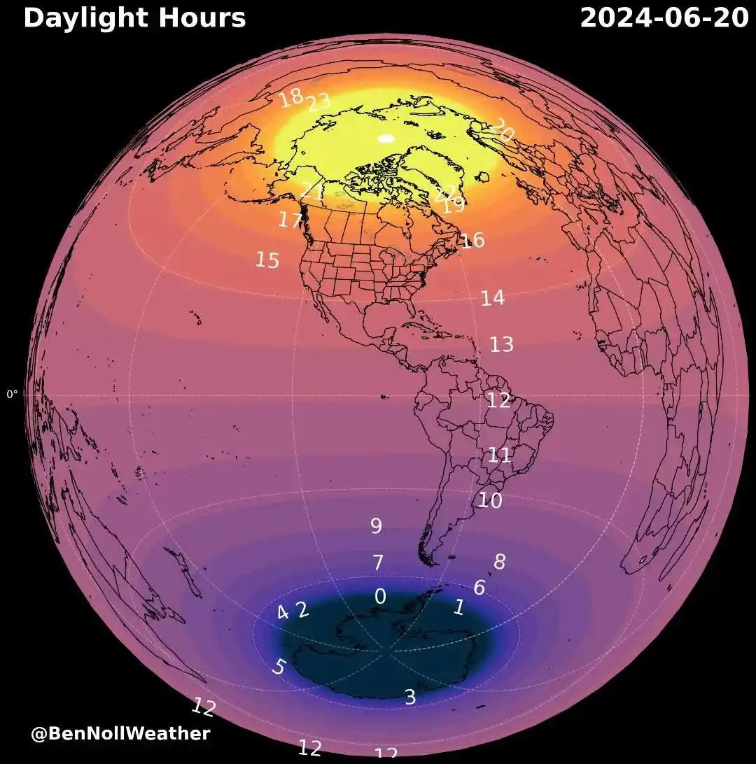Image from Temporada Ciclónica RD-2025: He aquí un gran mapa de la distribución de la luz solar cuando es <a c...