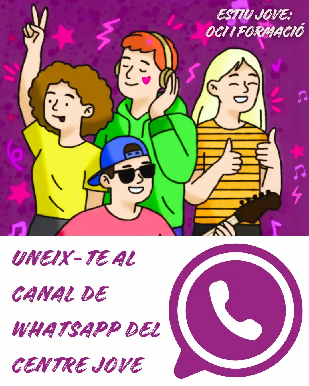 Image from Ajuntament de Muro: 📲 I si vols estar al dia de totes les novetats de Joventut... Segueix...
