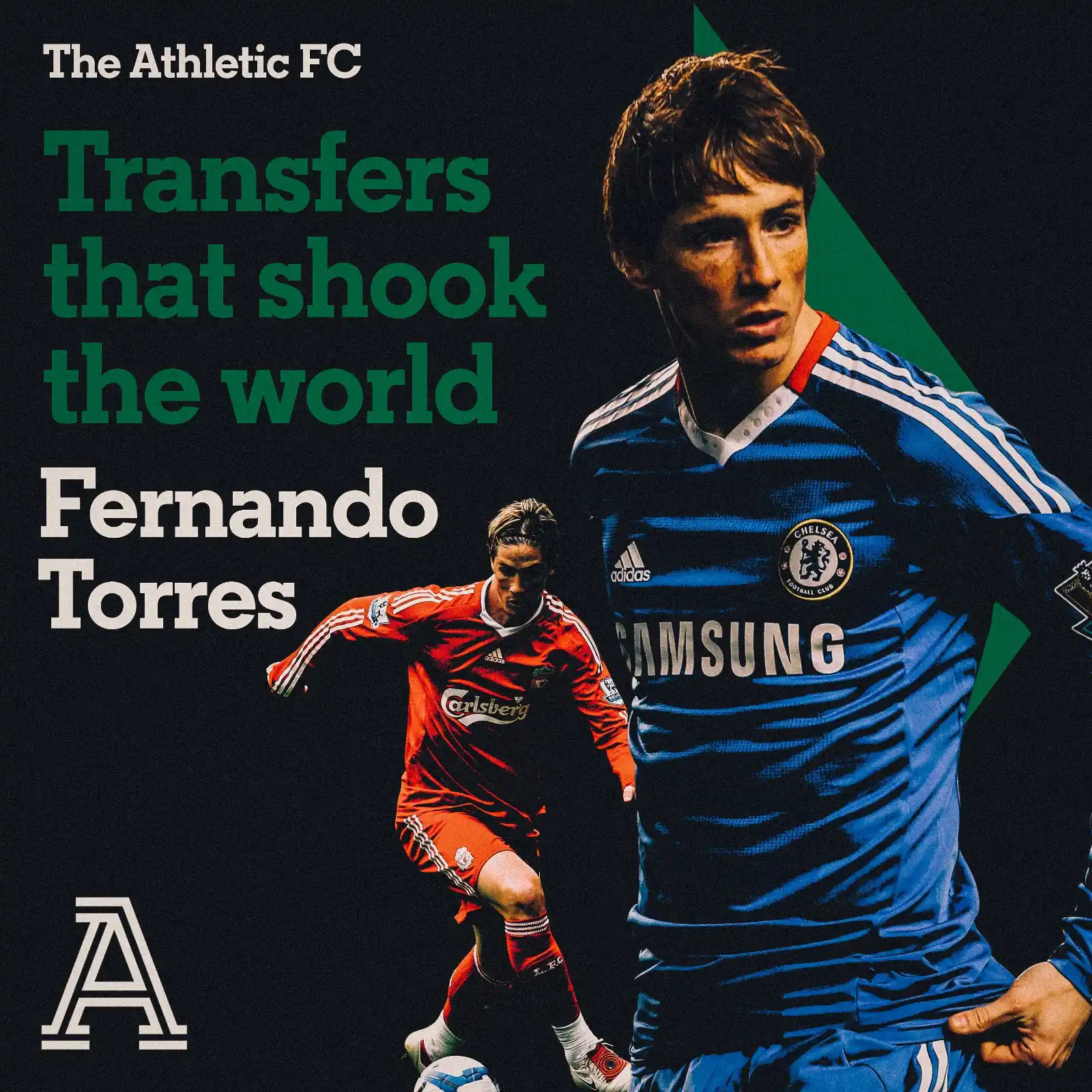Image from The Athletic | Premier League: Introducing... Transfers That Shook The World 🤑  A new six-part serie...