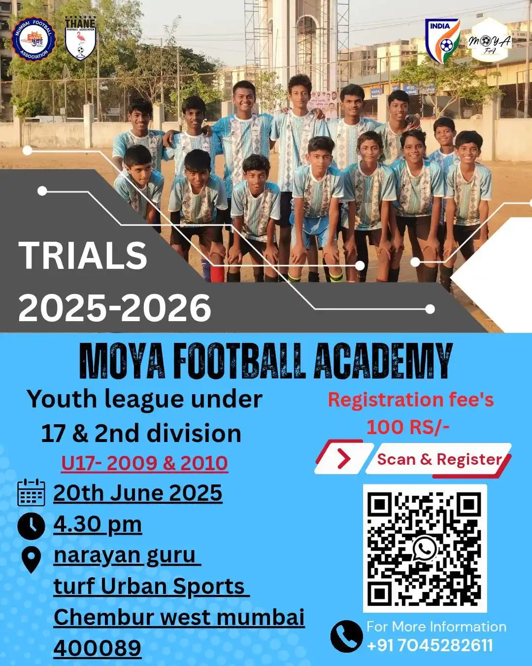 Football Trials India ⚽🇮🇳 post