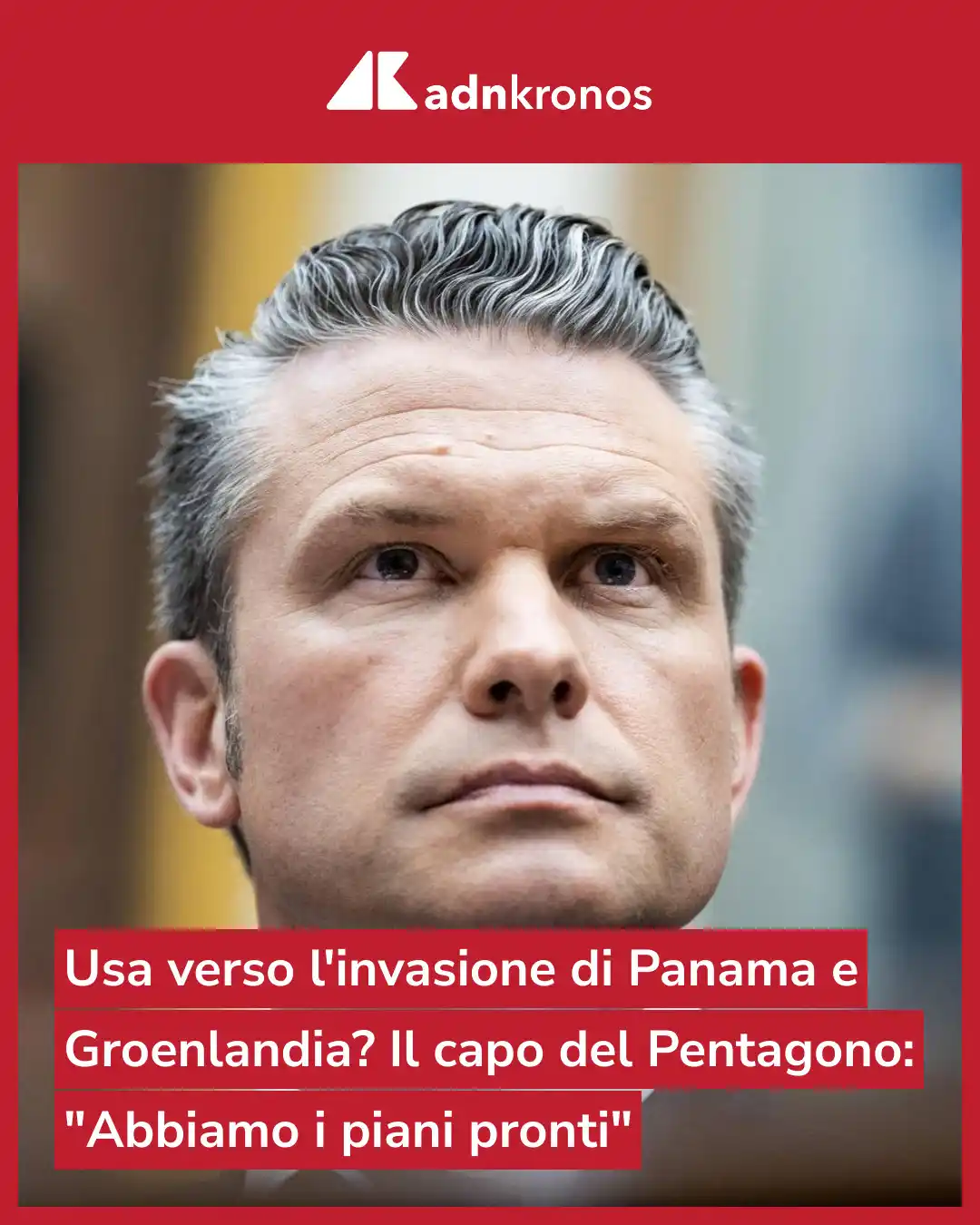 Image from Adnkronos: La risposta choc di Pete Hegseth durante un'audizione alla Camera 👉 h...