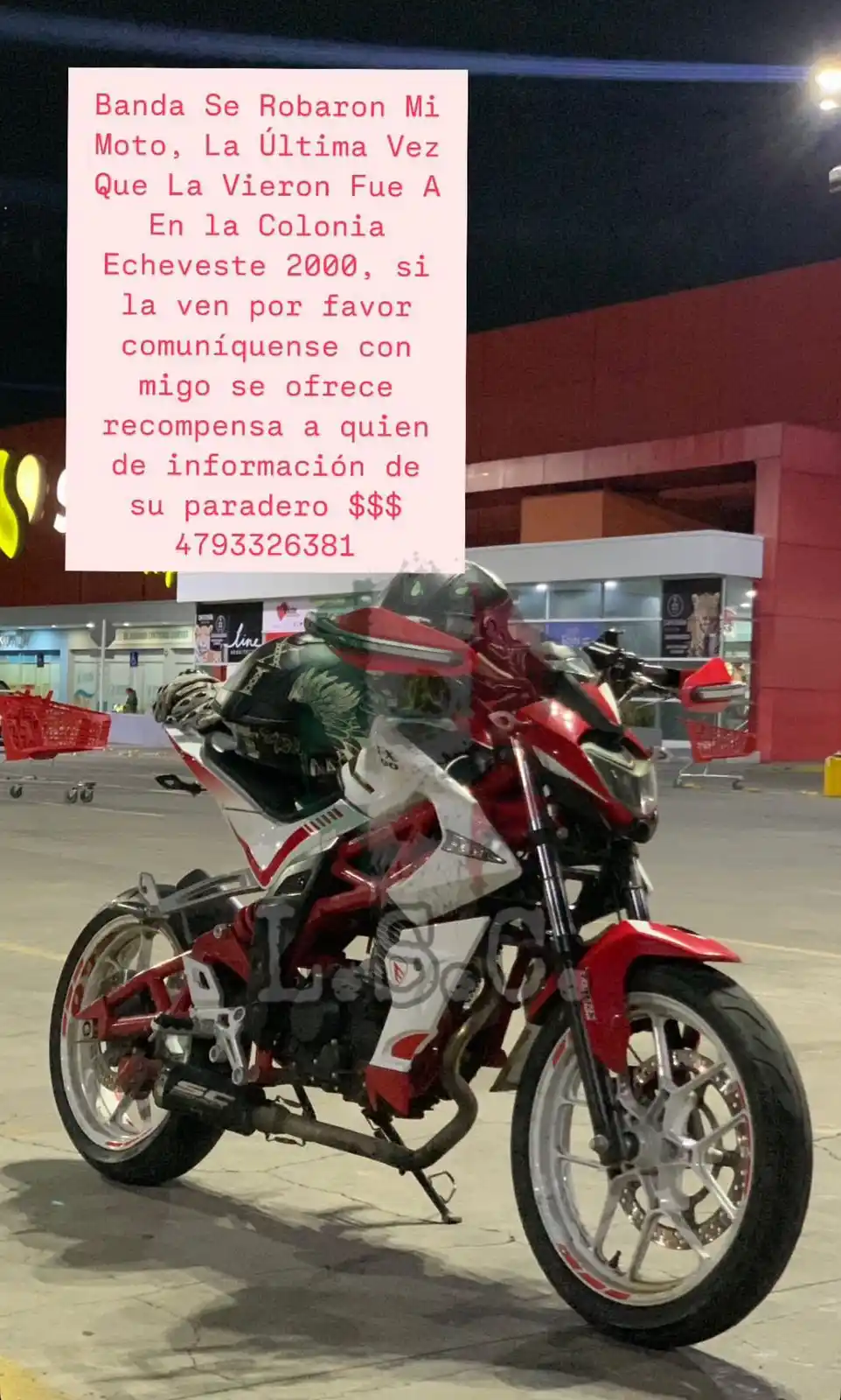 Image from L.S.C 🇲🇽💀: LSC 💀🇲🇽  MOTO ROBADA🐀🐀🐀🐀  Att : ADM NOR LSC 🫦🇲🇽...