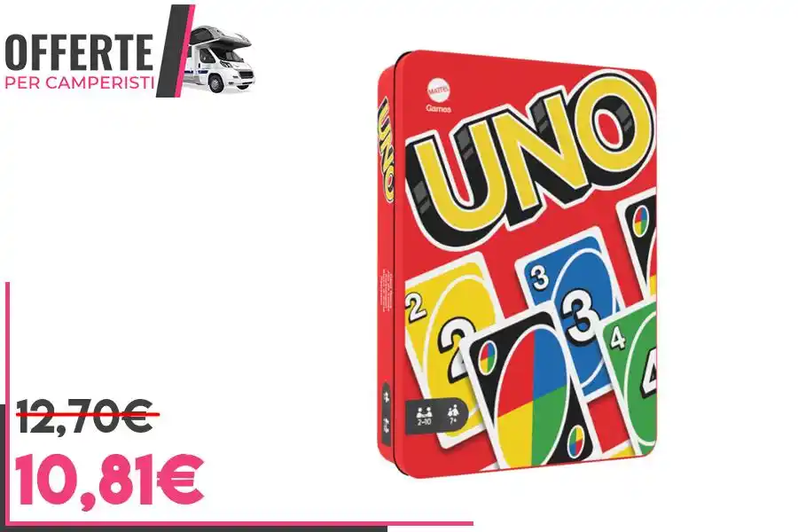Image from OFFERTE per CAMPERISTI: *Mattel Games UNO - l'iconico gioco di carte per tutta la famiglia in ...