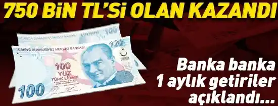 Image from CNN TÜRK: Merkez Bankası faiz kararı sonrası 750 bin TL’nin 1 aylık getirisi ne ...