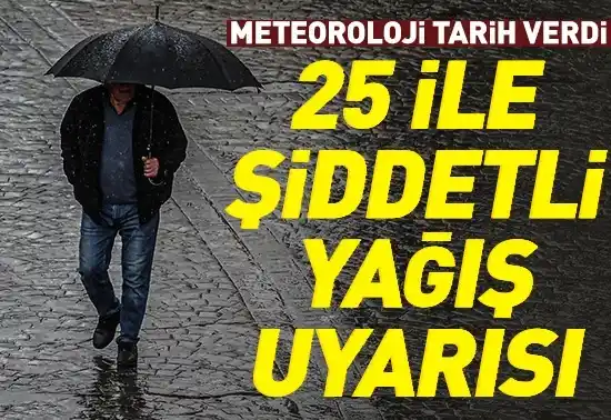 Image from CNN TÜRK: Meteoroloji tarih verdi: 25 ile şiddetli sağanak yağış geliyor!   http...