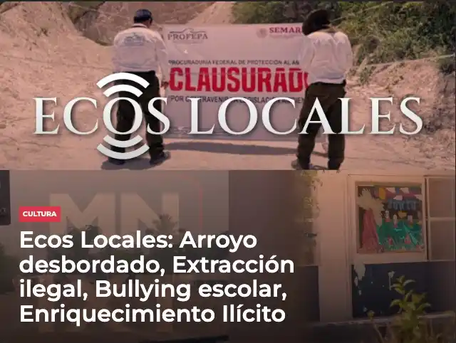 Image from Meganoticias: 🚔🇲🇽 El "Lado B" de las noticias: Estudiantes indígenas bloquean car...