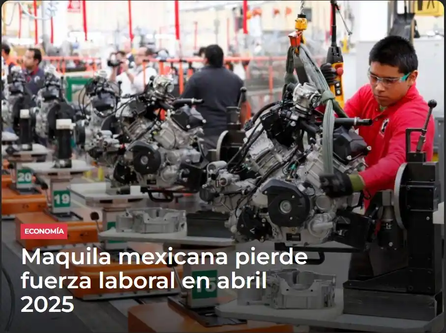 Image from Meganoticias: 💰🇲🇽 INEGI reporta que en abril hubo menos personas empleadas en la ...