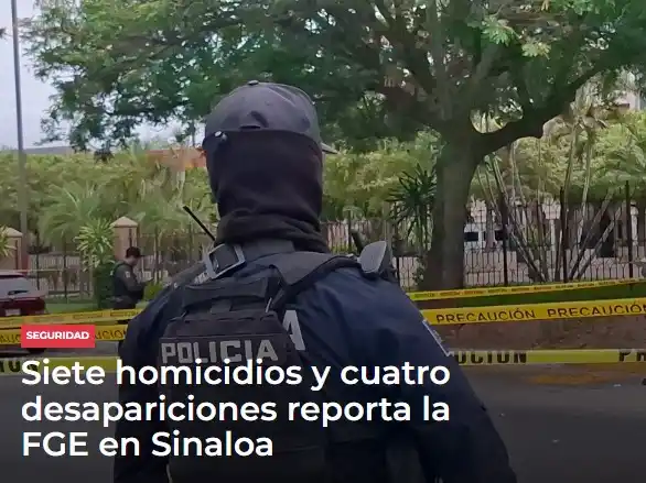 Image from Meganoticias: 🇲🇽 ⚖️ La Fiscalía General del Estado reportó este viernes que el 19 ...
