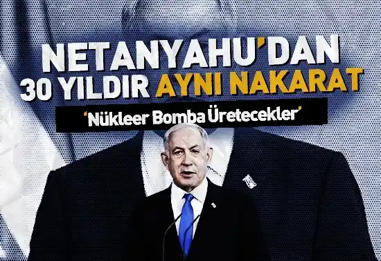 Image from CNN TÜRK: Netanyahu'dan 30 yıldır aynı nakarat: NÜKLEER BOMBA ÜRETECEKLER!   htt...