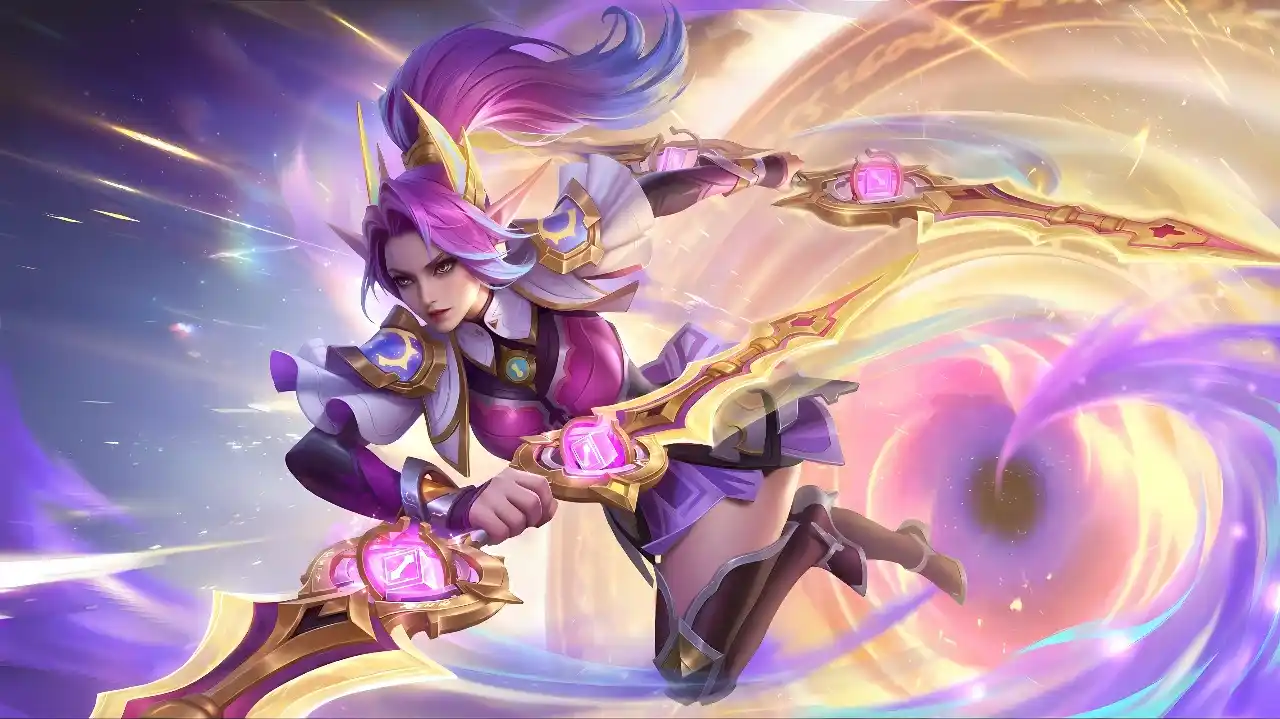 Image from Kazuki Official: *NEW SKIN REVEAL – KARINA: KEYFORGED CHAMPION* 🔮✨   Karina is here wi...