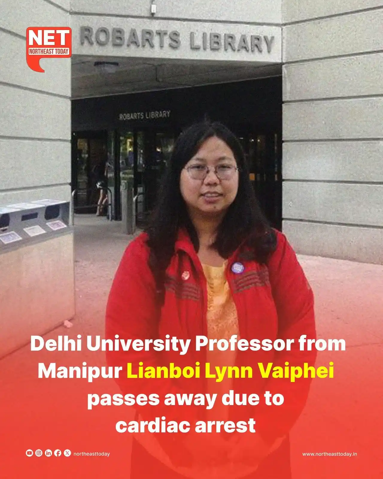 Image from Thaikawi Leelpi: *Northeast Today thusuak tuni June 18 nitak a kimudan in, Delhi Univer...