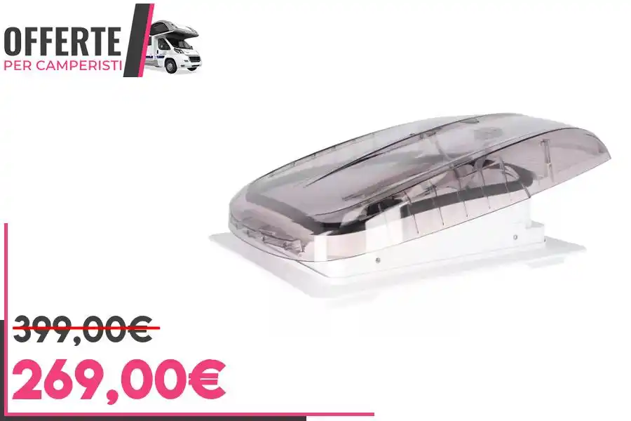 Image from OFFERTE per CAMPERISTI: *Oblò Berger Plus Fan con sistema di ventilazione 12 V 40 x 40 cm* _✉...
