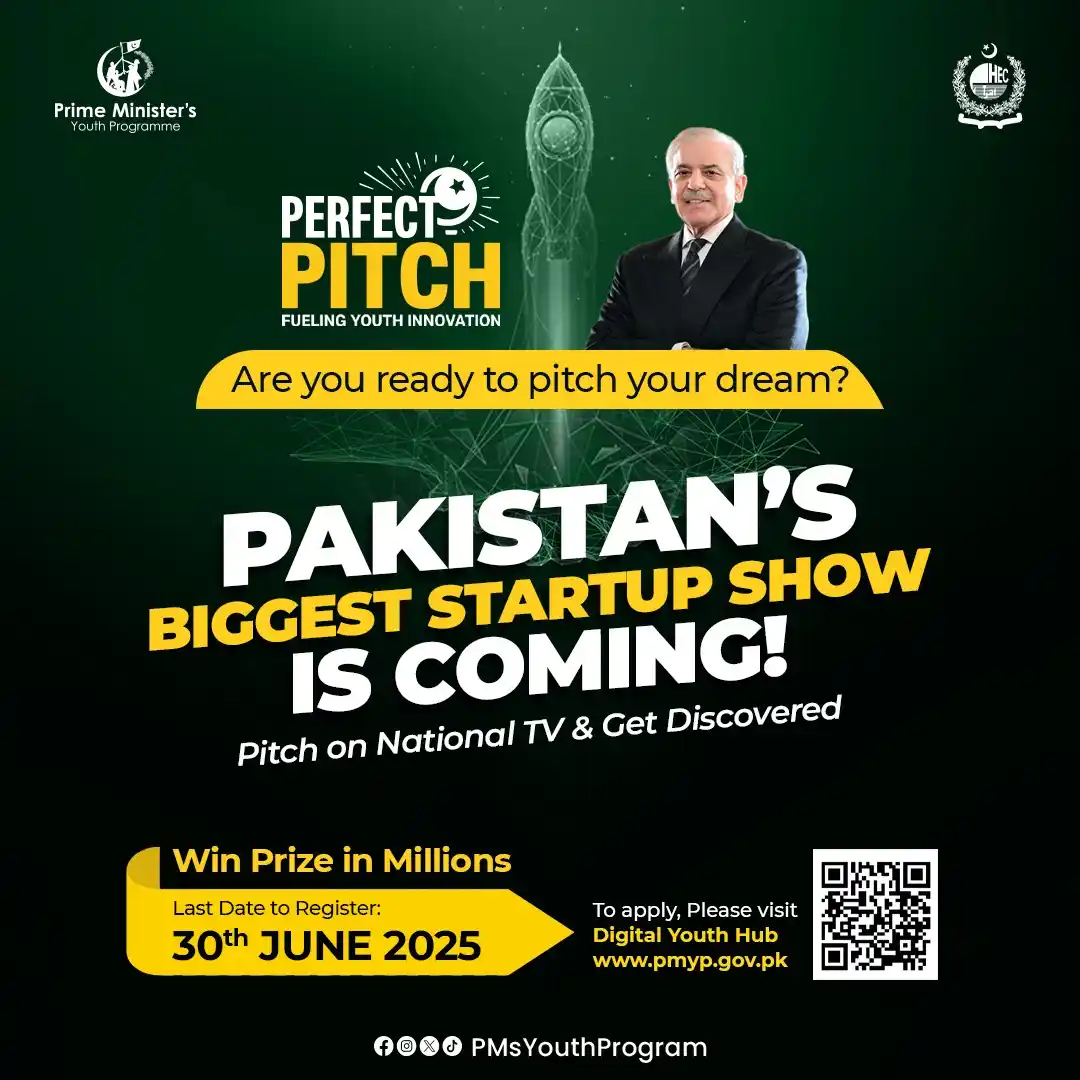 Image from PM Youth Programme: Pakistan’s biggest startup show is here to fuel your innovation! Pitch...