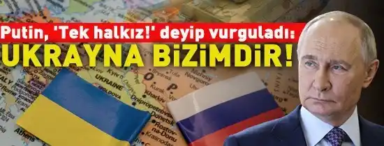 Image from CNN TÜRK: Putin, 'Tek halkız!' deyip vurguladı: Ukrayna bizimdir!   https://www....