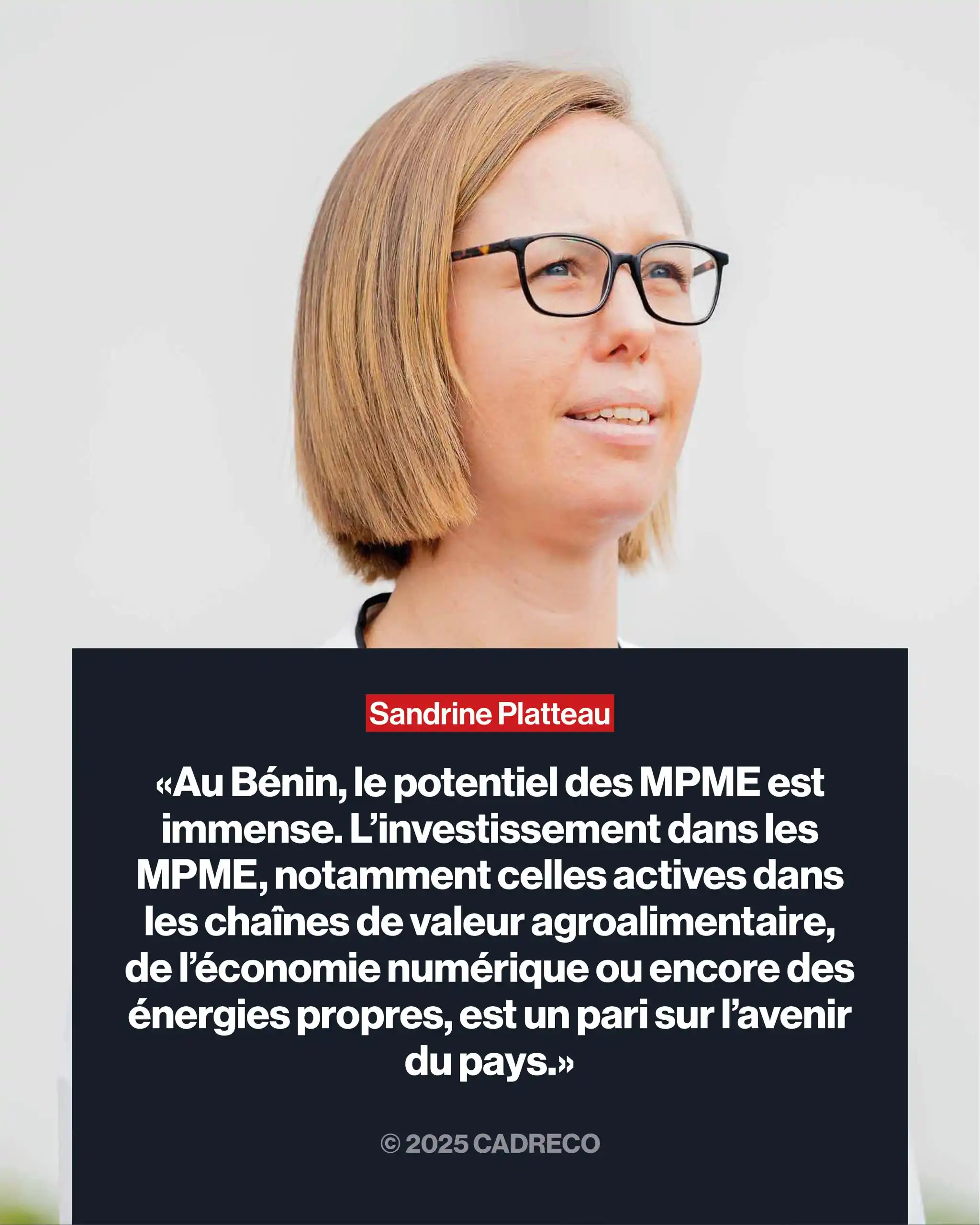 Image from CADRECO: Quelques extraits de l’intervention de Sandrine Platteau, Ambassadrice...