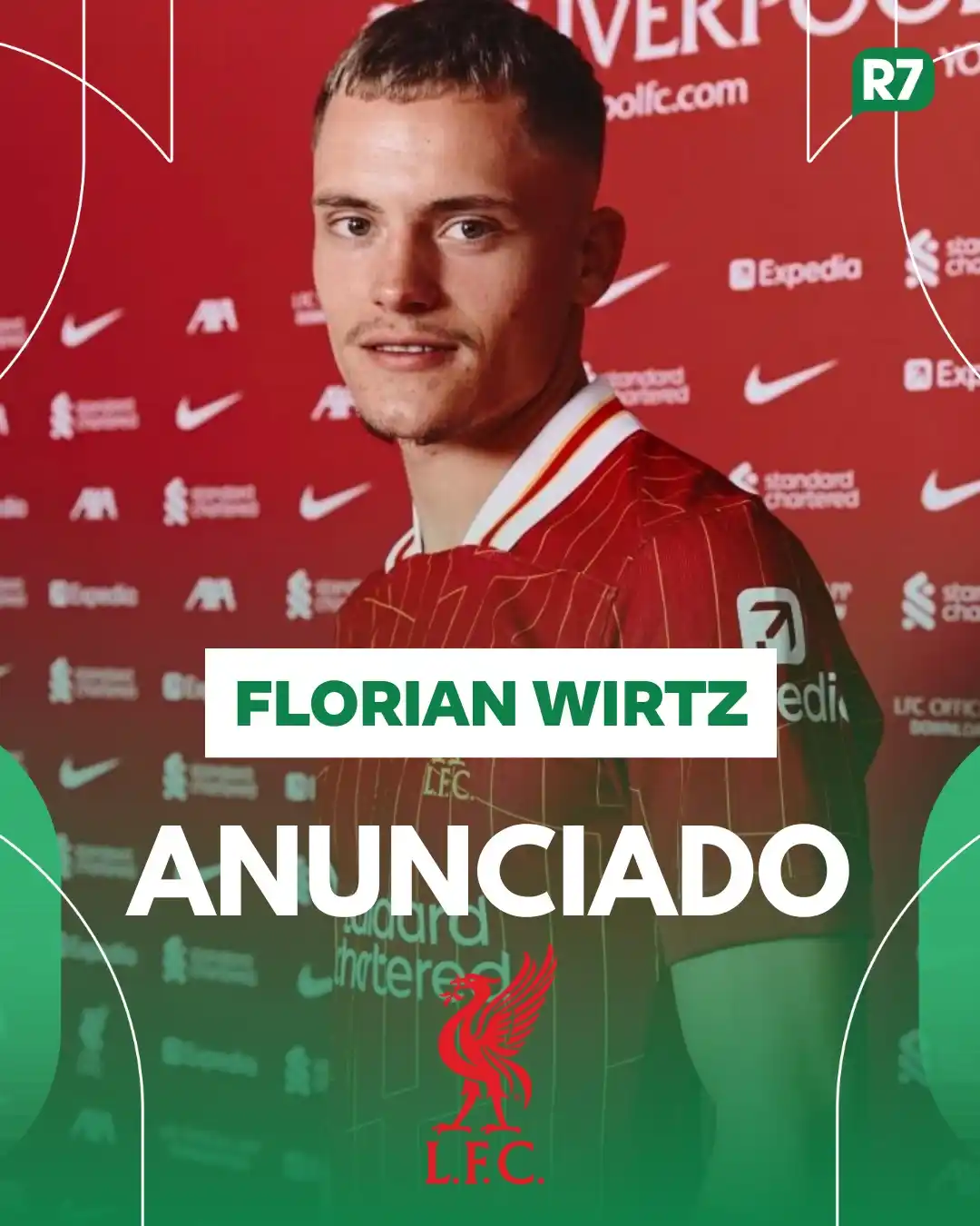 Image from R7 Esportes: *REFORÇO NOS REDS!* 🔴💸 A novela chegou ao fim! *Florian Wirtz foi a...