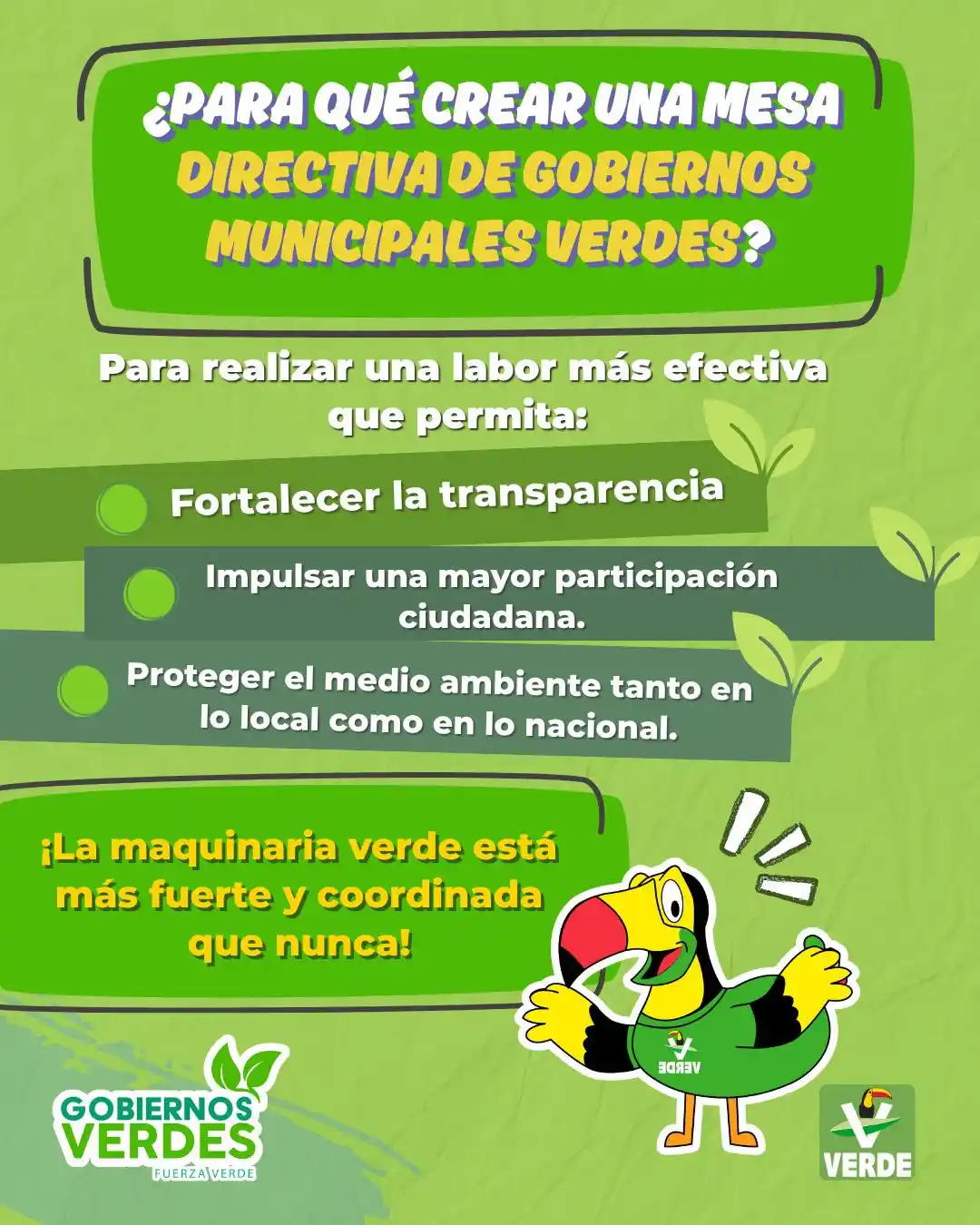 Image from Canal del PVEM Sinaloa 🌱 : *¿Sabías que existe una Mesa Directiva de Gobiernos Municipales Verdes...