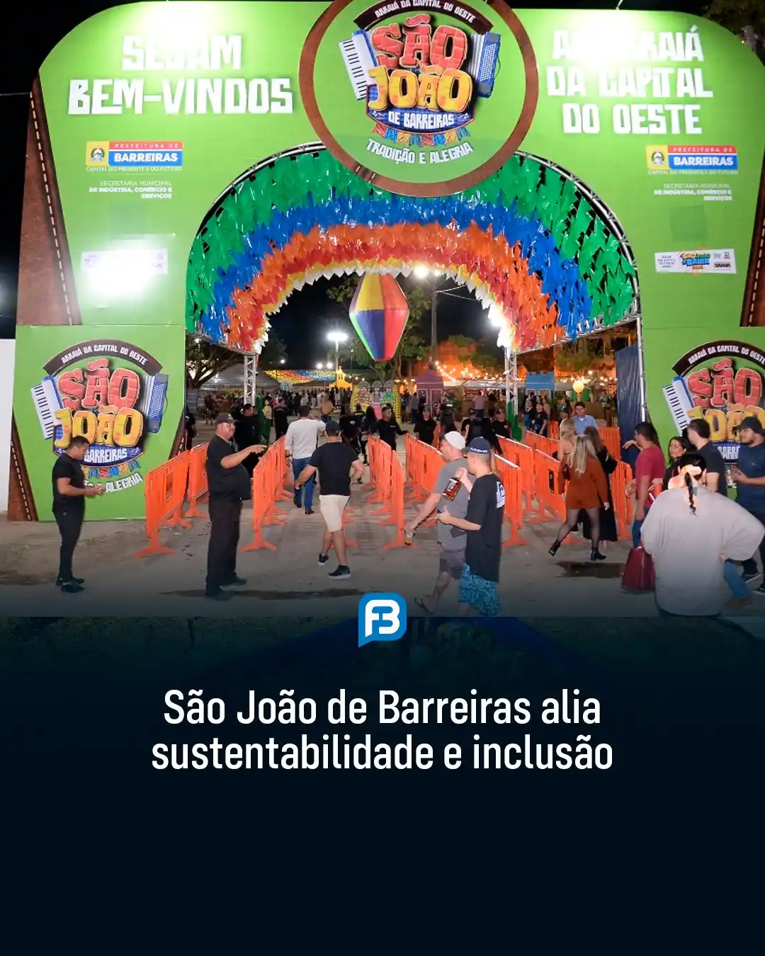 Image from Fala Barreiras, Portal de Notícias: *SÃO JOÃO DE BARREIRAS ALIA SUSTENTABILIDADE E INCLUSÃO* _São João de ...