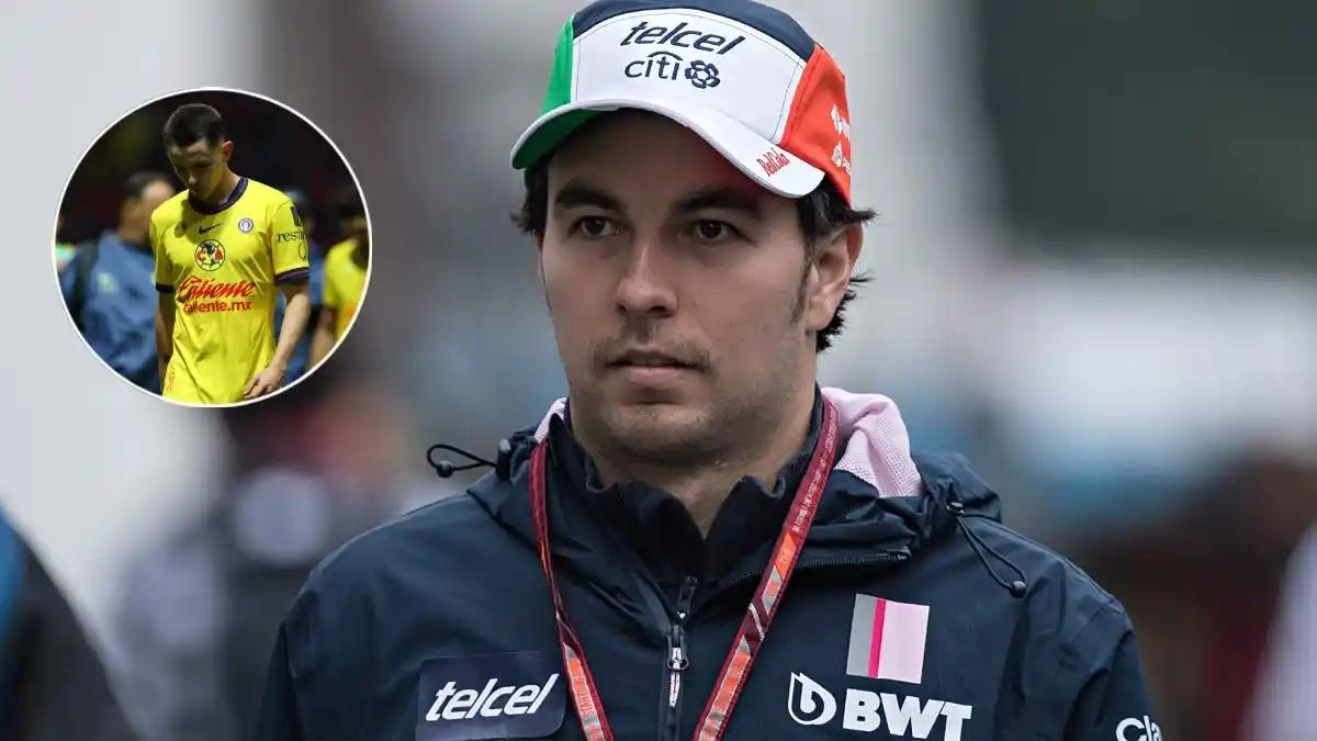 Image from Claro Sports: ¡SIN AMÉRICA NO ES IGUAL!🥺 Checo Pérez extraña ver a sus Águilas en ...