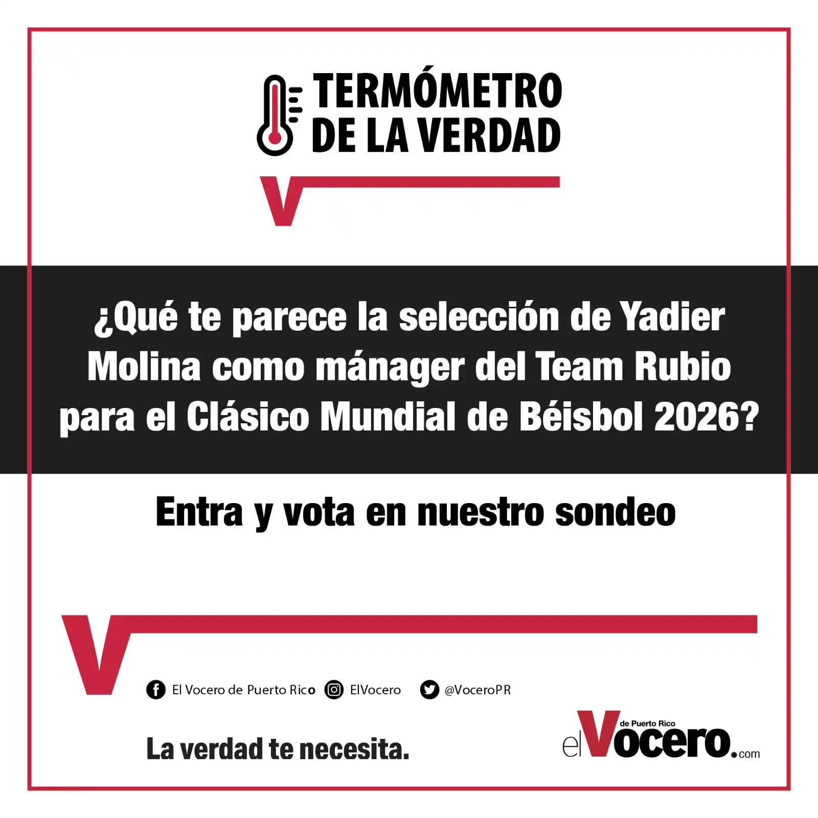 Image from El Vocero de Puerto Rico : [Sondeo] 📢 Queremos conocer tu opinión | Vota aquí: https://ow.ly/nS9...
