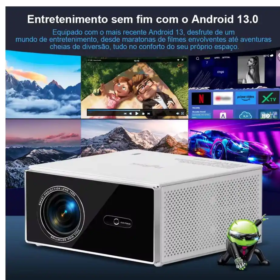 Image from Ofertas Thalisson Tt Tech 💸: ✅ *Tenho UM e É MUITO TOP!* 🎥 PROJETOR TOP ThundeaL TDA7 até 250” e ...