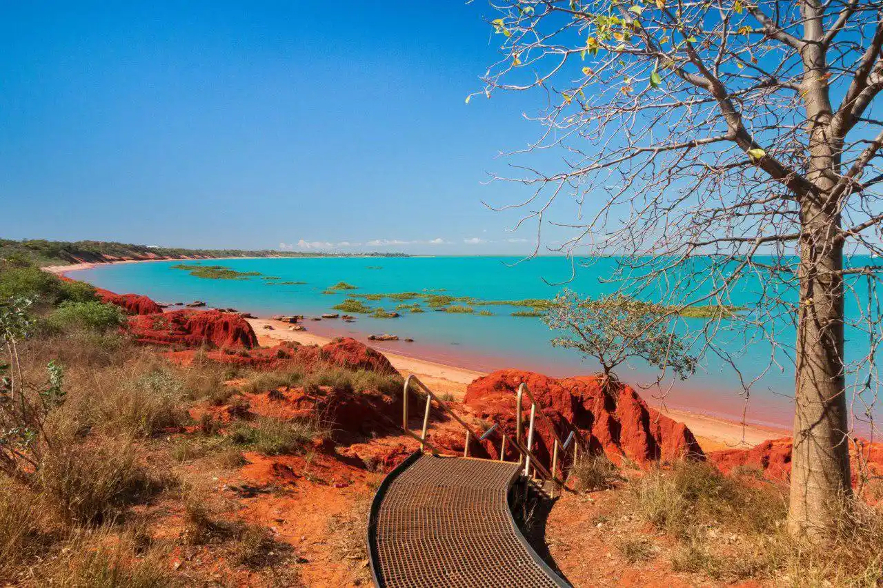 Image from CNA: This is Broome, a resort town in Western Australia that offers camel r...
