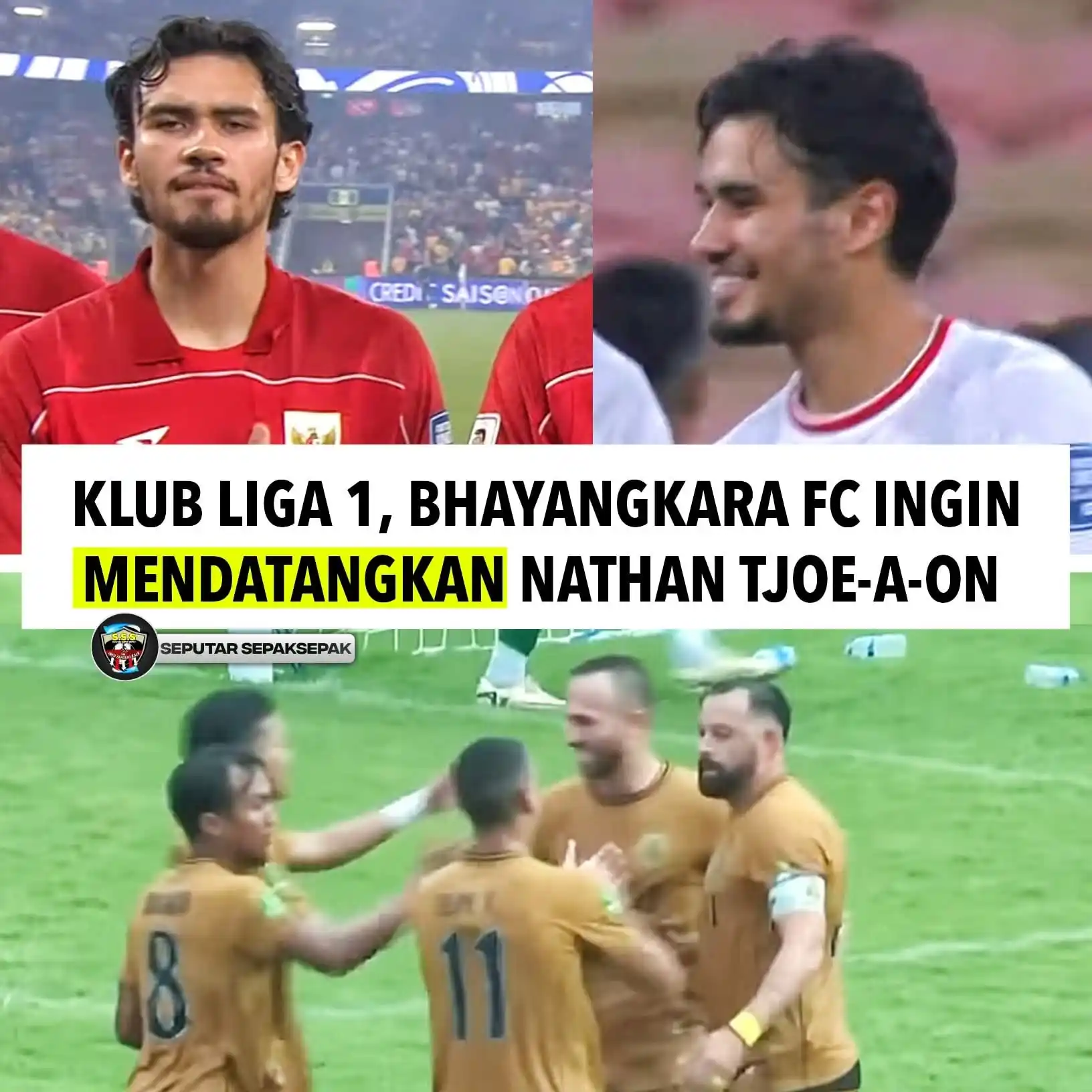 Image from Link Streaming Football⚽: Tim liga 1 Indonesia, Bhayangkara FC ingin datangkan Nathan Tjoe A On,...