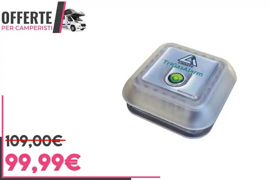 Image from OFFERTE per CAMPERISTI: *TriGas-Warner rilevatore di gas con allarme visivo e sonoro*  _Rileva...