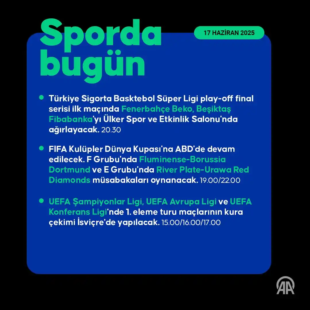 Image from AA Spor: 🏀 Türkiye Sigorta Basktebol Süper Ligi play-off final serisi ilk maçı...