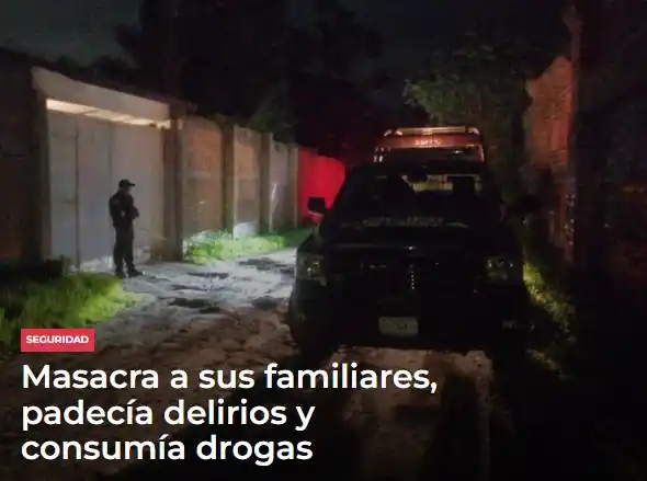 Image from Meganoticias: 🚨 🔫 Un hombre con presuntos trastornos mentales y bajo el influjo de...