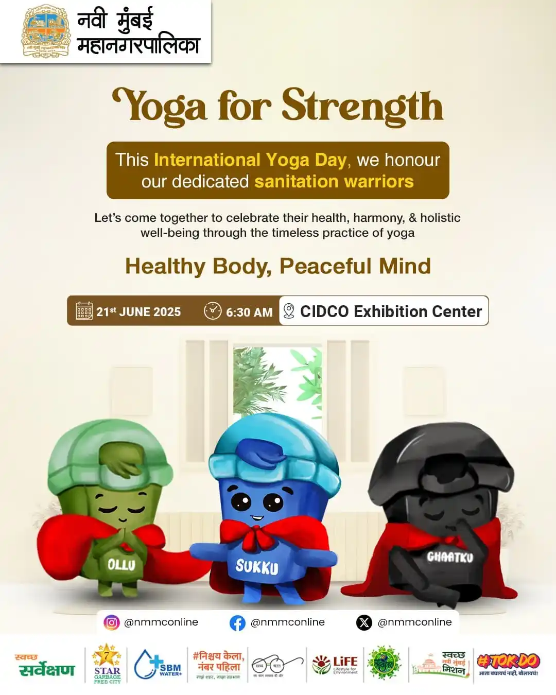 Image from NMMC OFFICIAL: Yoga is more than just a practice; it’s a path. A journey towards inne...