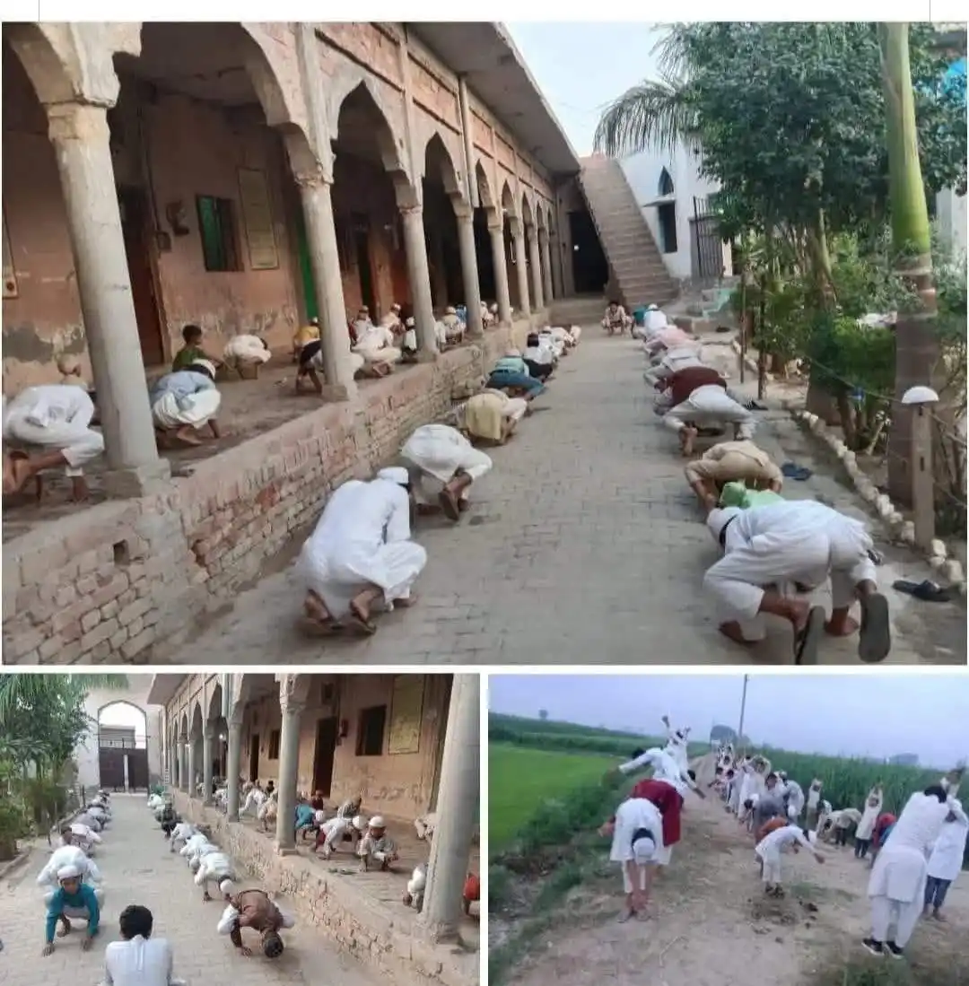 Image from راہ دین _ Raah E Deen: *21 جون عالمی یوگا ڈے پر مدارس کی شرمناک تصاویر!*😥 پے در پے مختلف مد...